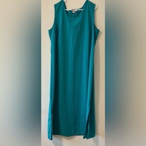 Sleeveless Jade Green Lightweight Maxi Dress - Elegant Casual Party